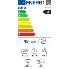 Vestel CMI 76301 7 kg 1000 Devir Çamaşır Makinesi