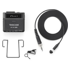 Tascam DR-10L Pro 32-Bit Yaka Mikrofonu ve Dijital Ses Kaydedici – Siyah