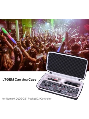 Masoffy1 Ltgem Eva Numark DJ2GO2/POCKET Dj Controller Için Suya Dayanıklı Taşıma Çantası (Yurt Dışından)