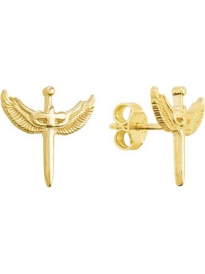 goldkupe 14 Ayar Altın Melek Kanatlı Küpe 1,72 gr