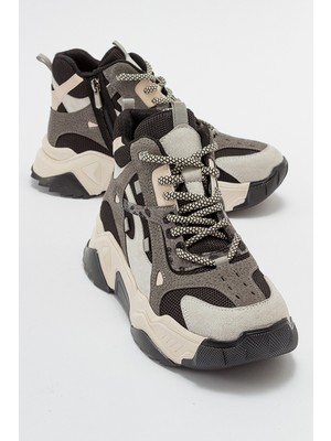 Luvi Lowel Buz Siyah Kadın Spor Bot