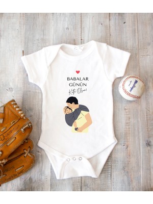 Tuğba Baby Kişiye Özel Baba Zıbın Body %100 Pamuk Babalar Günü Hediyesi