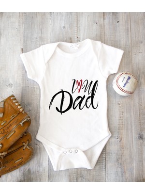 Tuğba Baby Kişiye Özel Baba Zıbın Body %100 Pamuk Babalar Günü Hediyesi