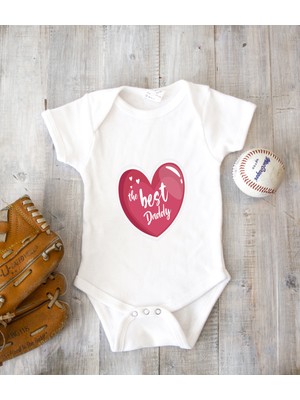 Tuğba Baby Kişiye Özel Baba Zıbın Body %100 Pamuk Babalar Günü Hediyesi