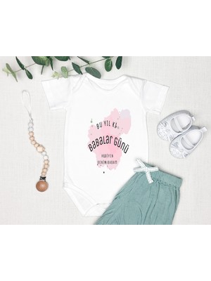 Tuğba Baby Kişiye Özel Baba Zıbın Body %100 Pamuk Babalar Günü Hediyesi