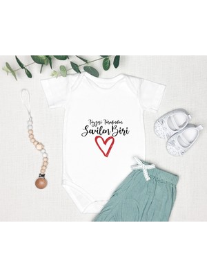 Tuğba Baby Kişiye Özel Isim Tasarlanabilen %100 Pamuklu Teyze Temalı Bebek Çıt Çıtlı Zıbın Bod