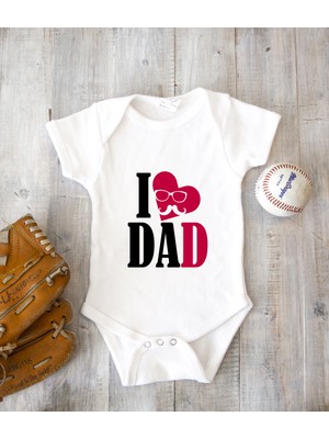 Tuğba Baby Kişiye Özel Baba Zıbın Body %100 Pamuk Babalar Günü Hediyesi