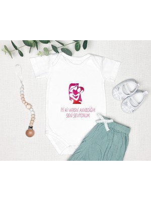 Tuğba Baby Anne Zıbın %100 Pamuk Body Anneler Günü Hediyesi Kişiye Özel Tasarlayabiliri
