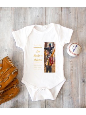 Tuğba Baby Kişiye Özel Baba Zıbın Body %100 Pamuk Babalar Günü Hediyesi