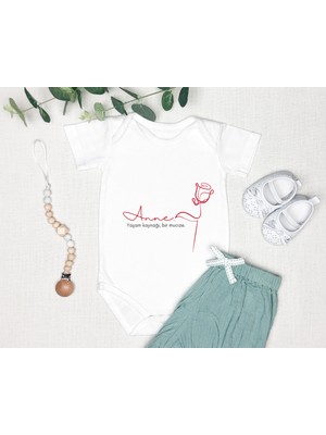 Tuğba Baby Anne Zıbın %100 Pamuk Body Anneler Günü Hediyesi Kişiye Özel Tasarlayabiliri