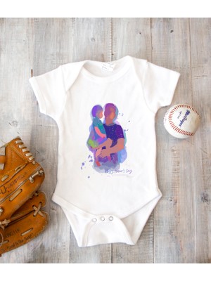 Tuğba Baby Kişiye Özel Baba Zıbın Body Pamuk Babalar Günü Hediyesi