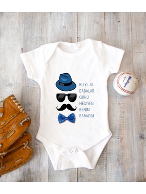 Tuğba Baby Kişiye Özel Baba Zıbın Body Pamuk Babalar Günü Hediyesi