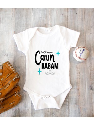 Tuğba Baby Kişiye Özel Baba Zıbın Body Pamuk Babalar Günü Hediyesi
