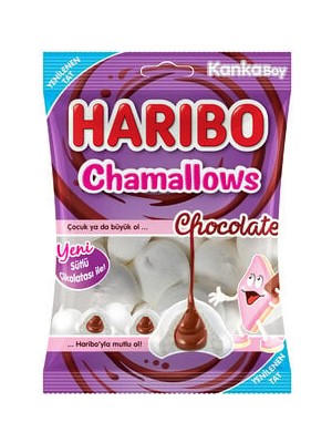 Haribo Chamallows Çikolata Dolgulu Marshmallow 62 gr  x 5