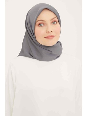 Armine Trend Gri Düz Renk Eliza Eşarp 66