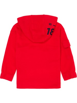 U.S. Polo Assn. Erkek Çocuk Kırmızı Sweatshirt 50263563-VR030