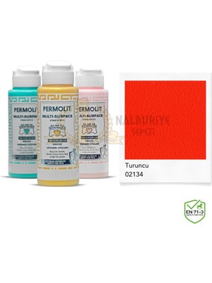 Permolit Multi Surface Akrilik Hobi Boyası Turuncu 120 Ml.