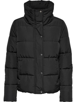 Only ONLNEWCOOL PUFFER JACKET Siyah Kadın Ceket