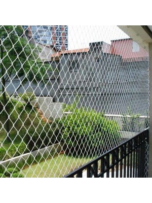 viyolmarketim Balkon Filesi 3x3 Metre Bahçe Balkon Filesi Ağı Kedi Kuş Önleme Güvenlik Filesi