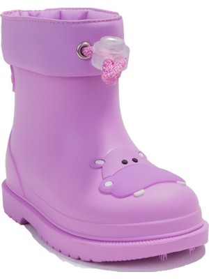 Igor W10214 Bimbi Hipo Leylak Ortopedik Kız Çocuk Yağmur Çizme