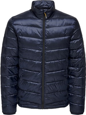 Only & Sons Normal Lacivert Erkek Ceket Onscarven Quılted Puffer Otw Noos