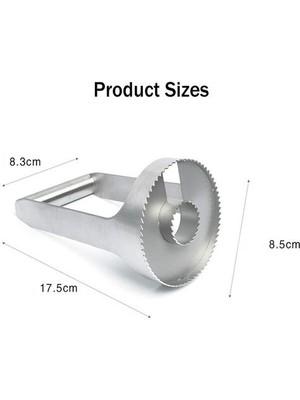 Xhang Paslanmaz Çelik Ananas Dilimleme Spiral Kesici Soyucu ve Mercan Meyve Bıçağı Sebze Araçları Mutfak Aracı Meyve Dilimleyici | (Yurt Dışından)