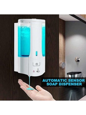 Xhang 400 ml Sıvı Sabun Dağıtıcı Otomatik Ir Sensörü Sabunluk Duvar Dokunmatik Ücretsiz Mutfak Sabun Losyonu Pompası Mutfak Banyo | Sıvı Sabunluk (Yurt Dışından)