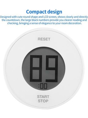 Xhang LCD Ekran Zamanlayıcı Dönen Manyetik Dijital Geri Sayım Pil Powered Elektronik Zaman Yönetimi Aracı Pişirme Için Egzersiz Pişirme | Mutfak Zamanlayıcıları (Yurt Dışından)