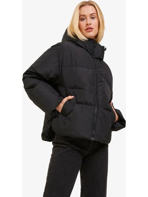 JJXX Jxmisty Down Blend Puffer Jacket Otw Sn Kadın Siyah Mont 12236528-Black