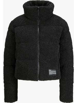 JJXX Jxisa Teddy Puffer Jacket Otw Kadın Siyah Mont 12240601-Black