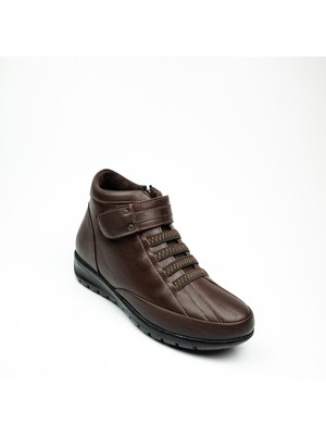 Voyager 7118 Kahverengi Deri Kadın Bot