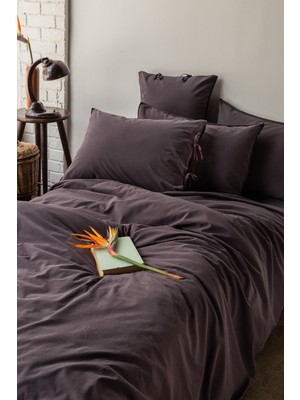 Issimo Home Savanna Blacky Çift Kişilik %100 Pamuk Poplin Yıkanmış Nevresim Takımı