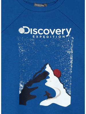 Discovery Expedition Saks Erkek Çocuk Bisiklet Yaka Sweatshirt D3WB-SWT22