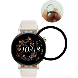 Huawei Gt2 42MM Ekran Koruyucu 3D Kavisli Full Kaplama Pmma