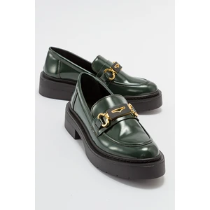 Unte Yeşil Açma Kadın Loafer