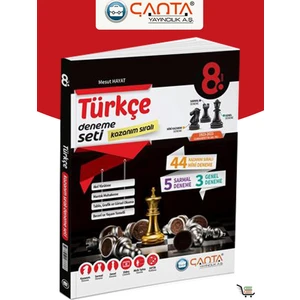 Çanta Yayınları 8. Sınıf Türkçe Kazanım Sıralı Deneme Seti