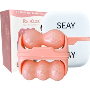 Ice Roller Çift Taraflı Buz Roller Koruma Kapaklı