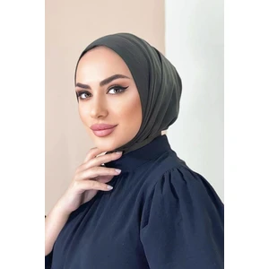 R&S Modibone Çıt Çıtlı Hasema Üstü Uyumlu Hijab Bone Haki