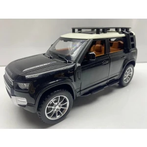 Land Lover Defender Jip Diecast Metal Oyuncak Model Araba 20 cm Sesli Işıklı Kaput Bagaj Kapılar Açılabilen