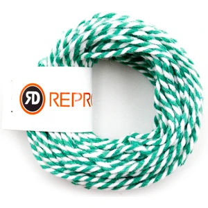 Repro Design Yeşil Beyaz Iki Renkli Hediye Paketleme Ipi ( Yılbaşı Hediye Paketleme Ipi ) 10 Metre
