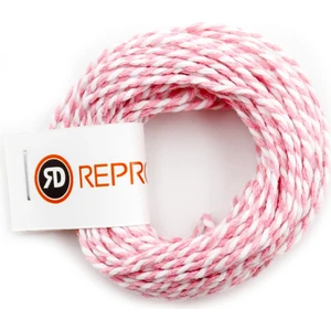 Repro Design Pembe Beyaz Iki Renkli Hediye Paketleme Ipi ( Yılbaşı Hediye Paketleme Ipi ) 10 Metre