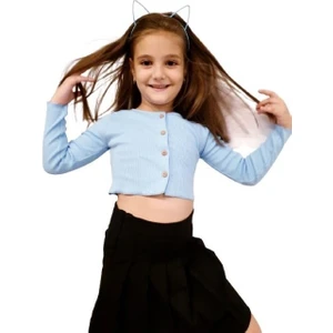 Kız Çocuk Crop Hırka