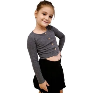 Kız Çocuk Crop Hırka