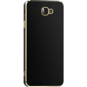 Kzy Samsung Galaxy J7 Prime 2 Kapak Kamera Korumalı Lazer Kesim Lüx Silikon Kılıf - Siyah