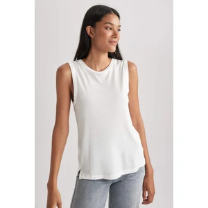 Regular Fit Bisiklet Yaka Fitilli Kaşkorse Atlet B3559AX23HS