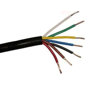7 Uçlu Toprak Altı Sulama Sinyal Kablosu 0,8mm 7 Renk 10 Metre