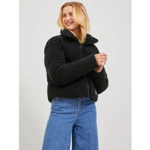 Jxisa Teddy Puffer Jacket Otw Kadın Siyah Mont 12240601-Black