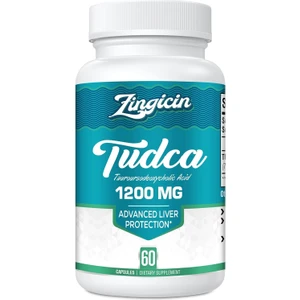 Tudca 1200 mg Powerful Bile Salts For Liver Digestion 60 Kapsul