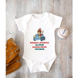 Tuğba Baby Isme Özel Isimli Baskı Yazılabilen %100 Pamuk Sünnet Bebek Zıbın Body Sünnetk