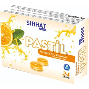 Boğaz Pastili Portakal & C Vitamini 24 Drops